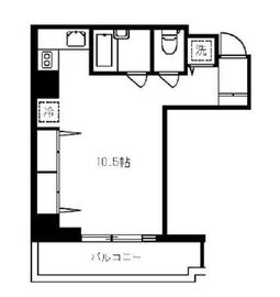 広尾ウエスト 10B 間取り図
