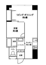 秀和六本木レジデンス 3階 間取り図