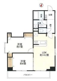 ベルパエーゼ小石川 3階 間取り図