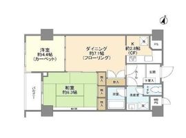 東急ドエルアルス音羽Ⅱ 5階 間取り図