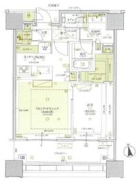 白金ザ・スカイ 18階 間取り図