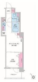 レジディア荻窪Ⅲ 606 間取り図
