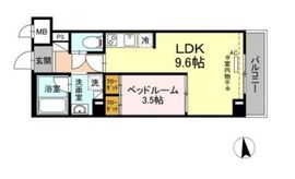 ノイエヴェルト神田明神下 402 間取り図