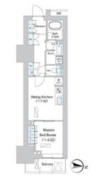 パークホームズ文京小石川ヒルテラス 2階 間取り図