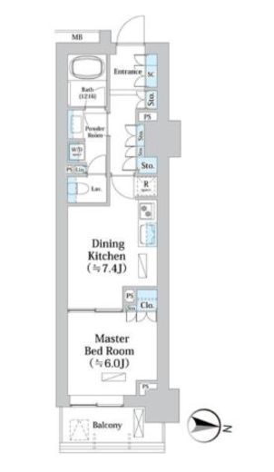 パークホームズ文京小石川ヒルテラス 2階 間取り図