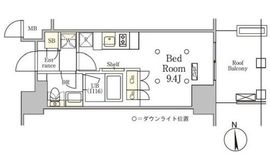 テラス御徒町 202 間取り図