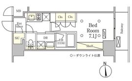 テラス御徒町 502 間取り図
