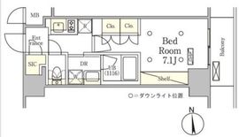テラス御徒町 602 間取り図