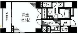 レジディア日本橋馬喰町 1306 間取り図