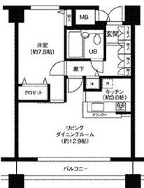 LOOP-M 502 間取り図