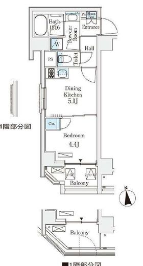 IPSE碑文谷 (イプセ碑文谷) 601 間取り図