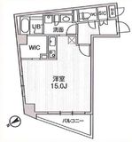 レジデンス白金高輪 303 間取り図