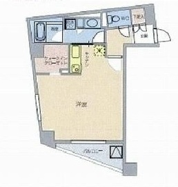 レジデンス白金高輪 303 間取り図