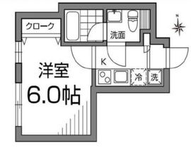 M's麻布十番 106 間取り図