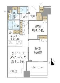 白金ザ・スカイ 9階 間取り図