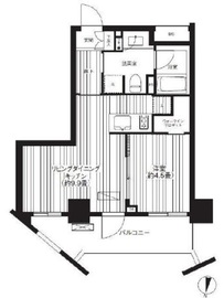 コスモリード原宿 601 間取り図