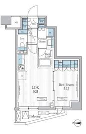パークアクシス東陽町レジデンス 1118 間取り図
