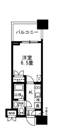 レジディア錦糸町 510 間取り図