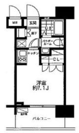 レジディア大森東 709 間取り図