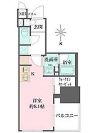 ルフォンプログレ元浅草マークス 1504 間取り図