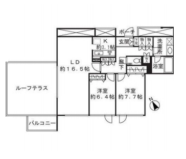 プライムアーバン市谷仲之町 509 間取り図