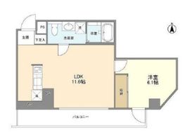 アプリーレ菊川 602 間取り図