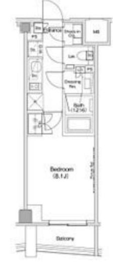 ザ・パークハビオ渋谷クロス 504 間取り図