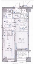 デュオ・スカーラ西麻布タワーウエスト 13階 間取り図