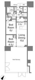 シティタワー駒沢大学ステーションコート 3階 間取り図