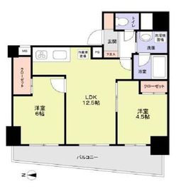 アイル文京白山 8階 間取り図