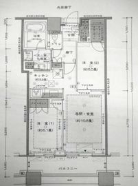 プラウドタワー千代田富士見 16階 間取り図