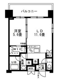 レジディア錦糸町 1209 間取り図