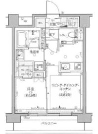 クリオ武蔵小杉ガーデンマークス 3階 間取り図