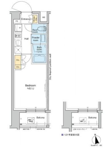 RESIDENCE KOENJI 227 間取り図