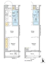 RESIDENCE KOENJI 327 間取り図