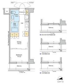 RESIDENCE KOENJI 306 間取り図