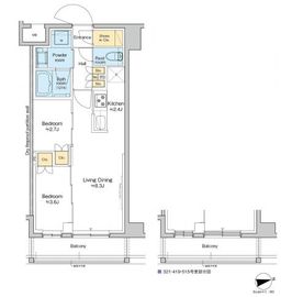 RESIDENCE KOENJI 515 間取り図