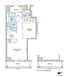 RESIDENCE KOENJI 514 間取り図