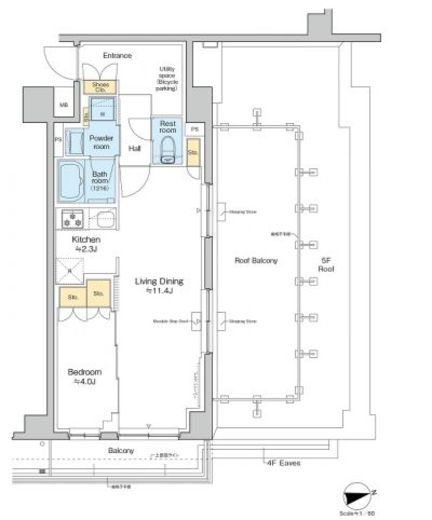 RESIDENCE KOENJI 512 間取り図