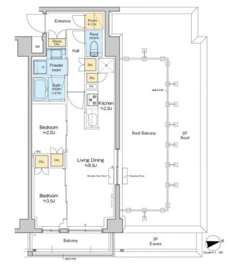 RESIDENCE KOENJI 415 間取り図