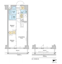 RESIDENCE KOENJI 317 間取り図