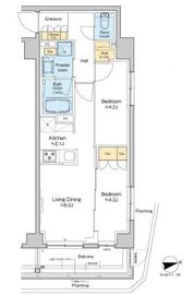 RESIDENCE KOENJI 117 間取り図