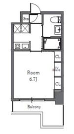 Totsu Residence Shiba (東通レジデンス芝) 309 間取り図