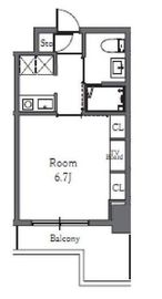 Totsu Residence Shiba (東通レジデンス芝) 307 間取り図