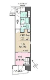 ザ・パークハウス赤羽フロント 5階 間取り図