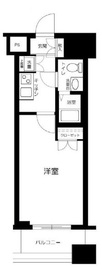 ヴィーダ・スカイコート品川 7階 間取り図