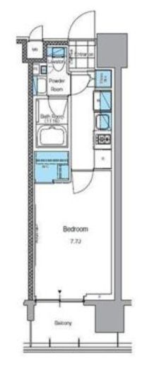 J.リヴィエール上野入谷プレイス 403 間取り図