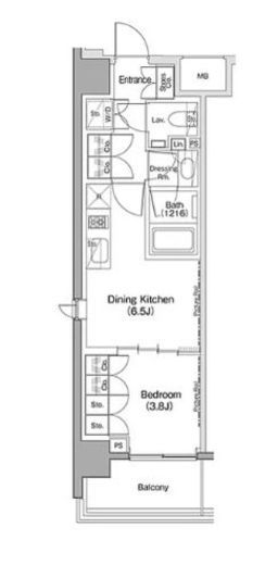 ヴェール・クレール大崎 709 間取り図