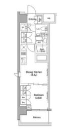 ヴェール・クレール大崎 709 間取り図