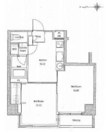 ソサエティ荏原中延 301 間取り図